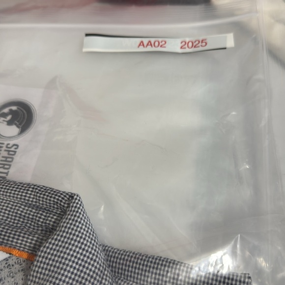 Orvis Navy Gray Casual Button Down Textured Fabric Roll Tab Fishing Shirt Sz L - Picture 12 of 12